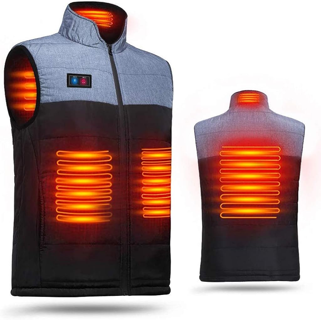 ❤スーツの下でも着膨れしない❣5つのヒーター搭載で断然暖かい